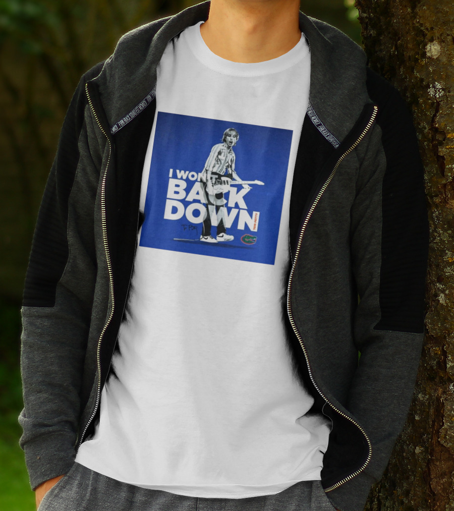 I Won’t Back Down Tom Petty Florida Gators T-Petty Signature T-Shirt