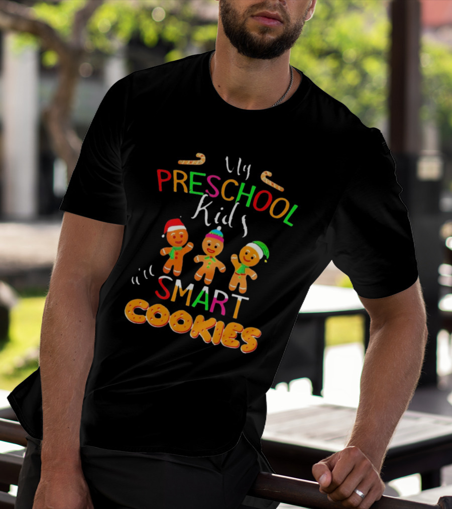 My Preschool Kids Smart Cookies Christmas T-Shirt