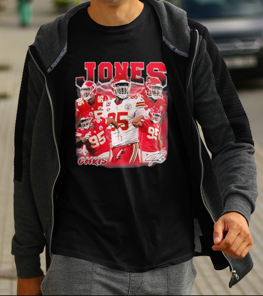 Chris Jones Kansas City Chiefs Legendary Number 95 Player T-Shirt