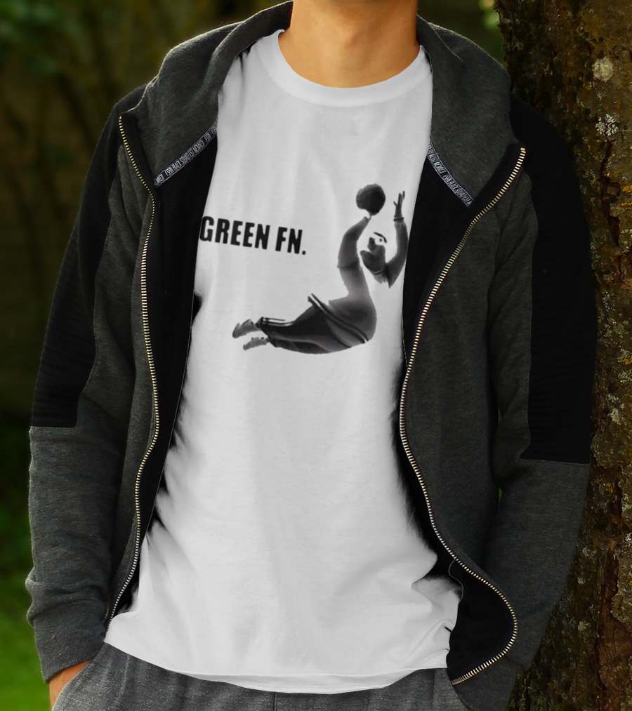 Green Fn Peter Griffin Basketball Dunking T-Shirt