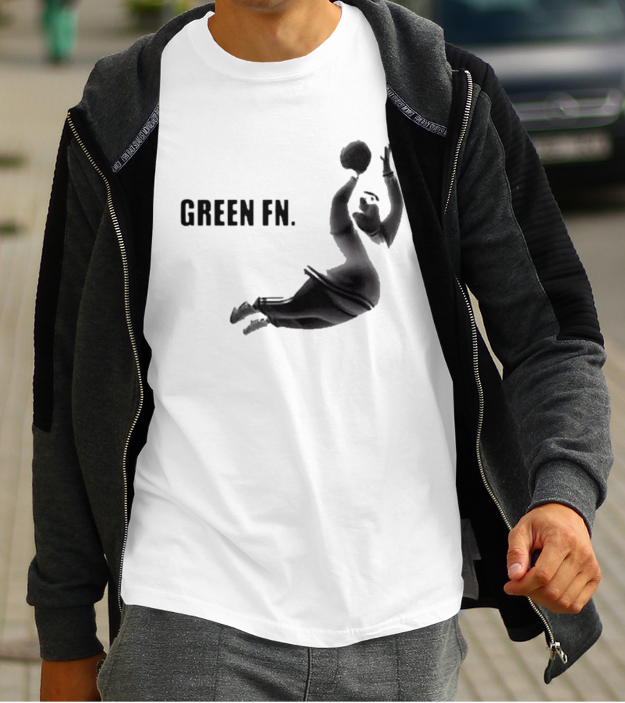 Green Fn Peter Griffin Basketball Dunking T-Shirt