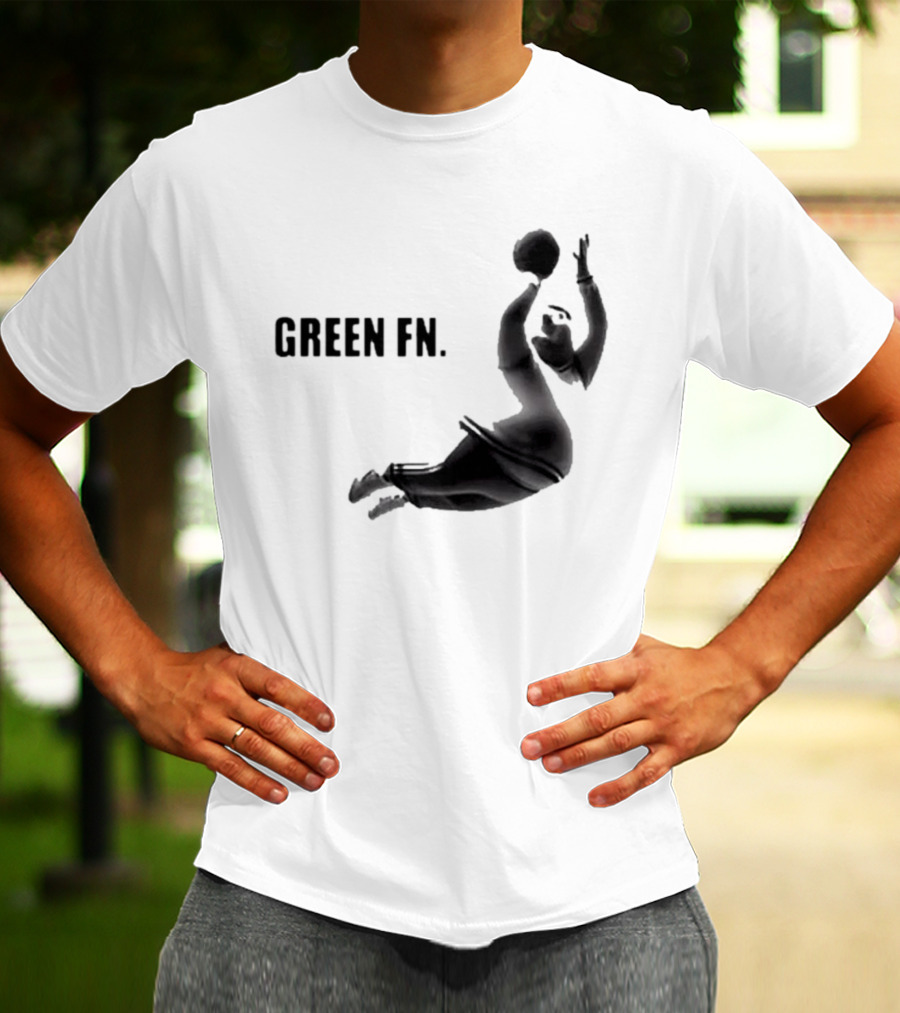 Green Fn Peter Griffin Basketball Dunking T-Shirt
