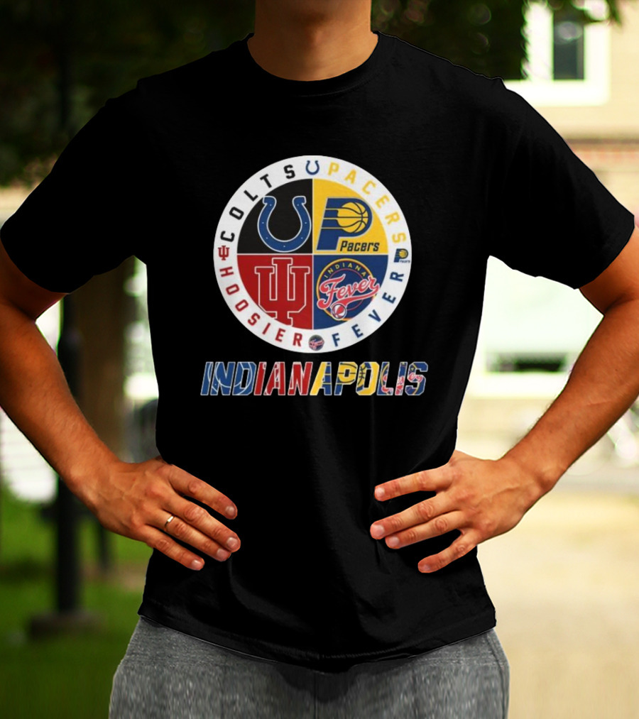 Indianapolis Colts Pacers Hoosier Fever T-Shirt