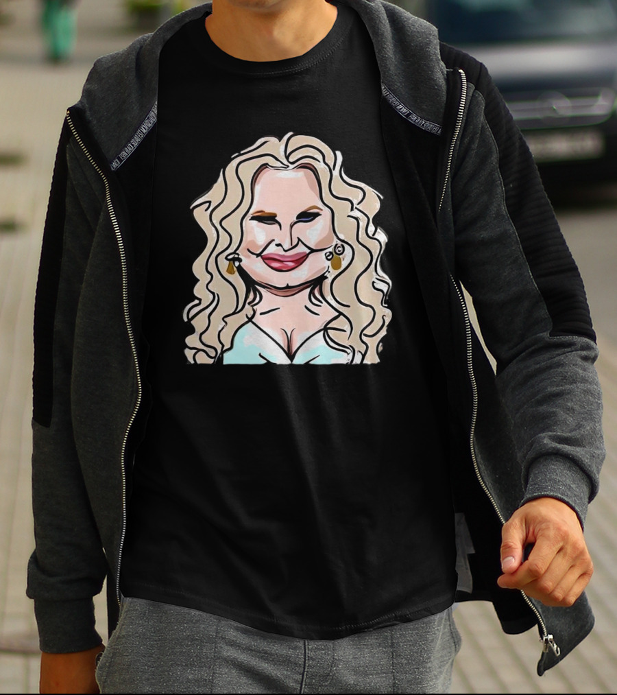 Jennifer Coolidge Cartoon Sticker T-Shirt