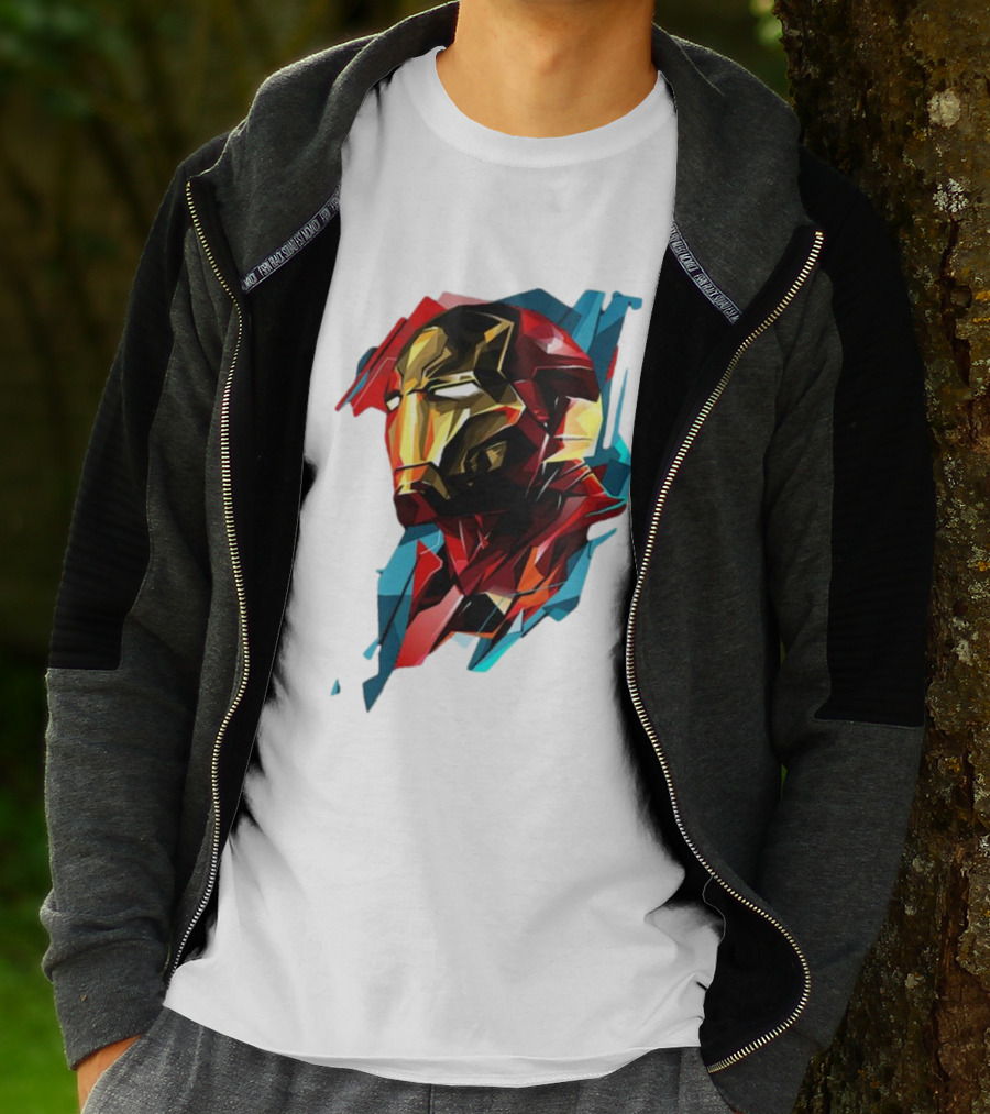 Marvel Avengers Endgame Iron Man Abstract T-Shirt