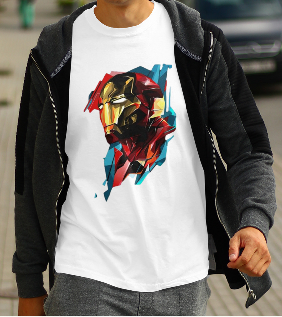 Marvel Avengers Endgame Iron Man Abstract T-Shirt