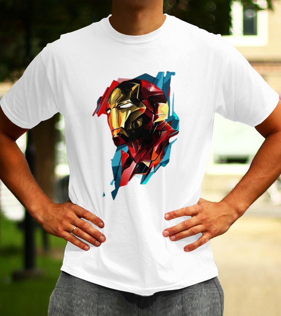 Marvel Avengers Endgame Iron Man Abstract T-Shirt