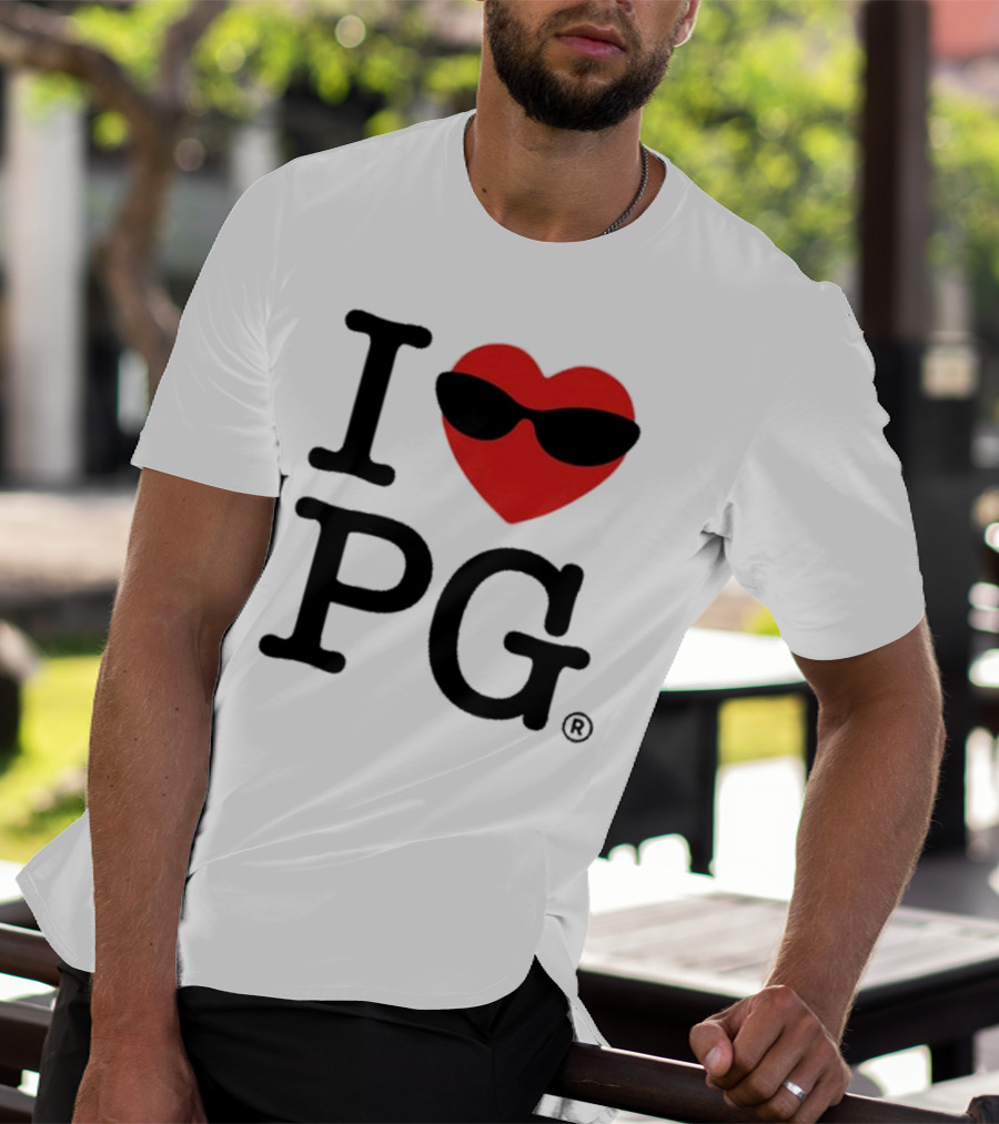 I Heart PG Cool Sunglasses Emblem T-Shirt