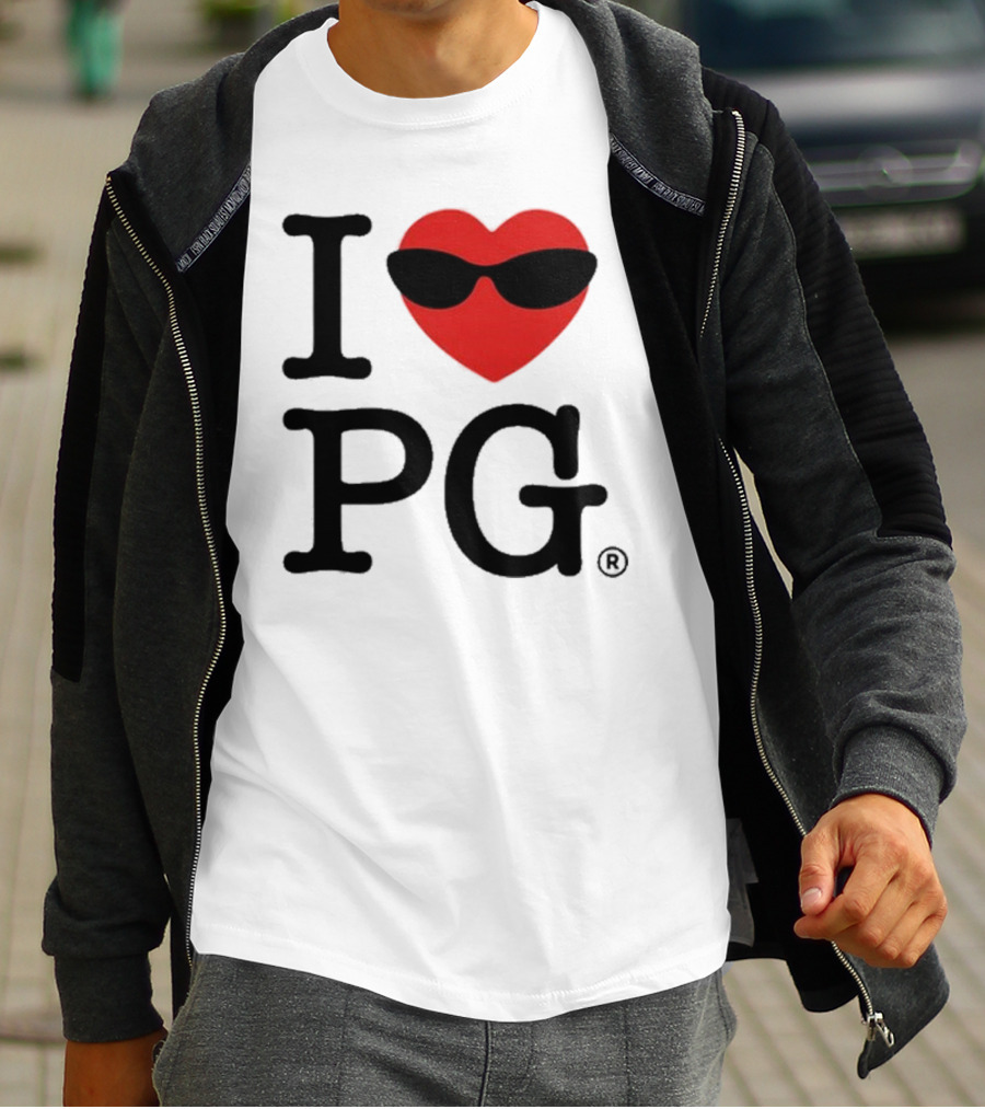 I Heart PG Cool Sunglasses Emblem T-Shirt