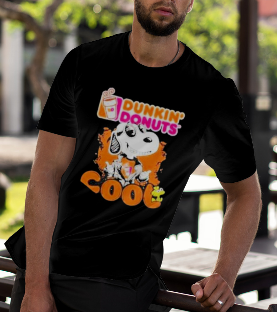 Snoopy Woodstock Dunkin' Donuts Cool T-Shirt