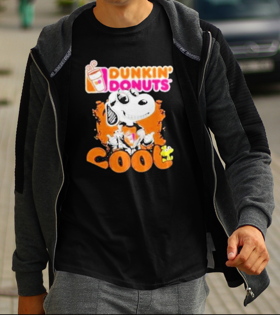 Snoopy Woodstock Dunkin' Donuts Cool T-Shirt