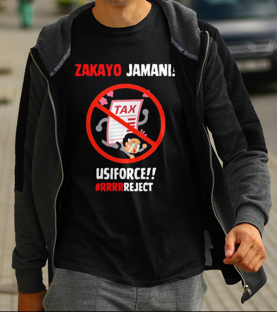 Zakayo Jamani Tax Usiforce Rrrrreject Protest T-Shirt