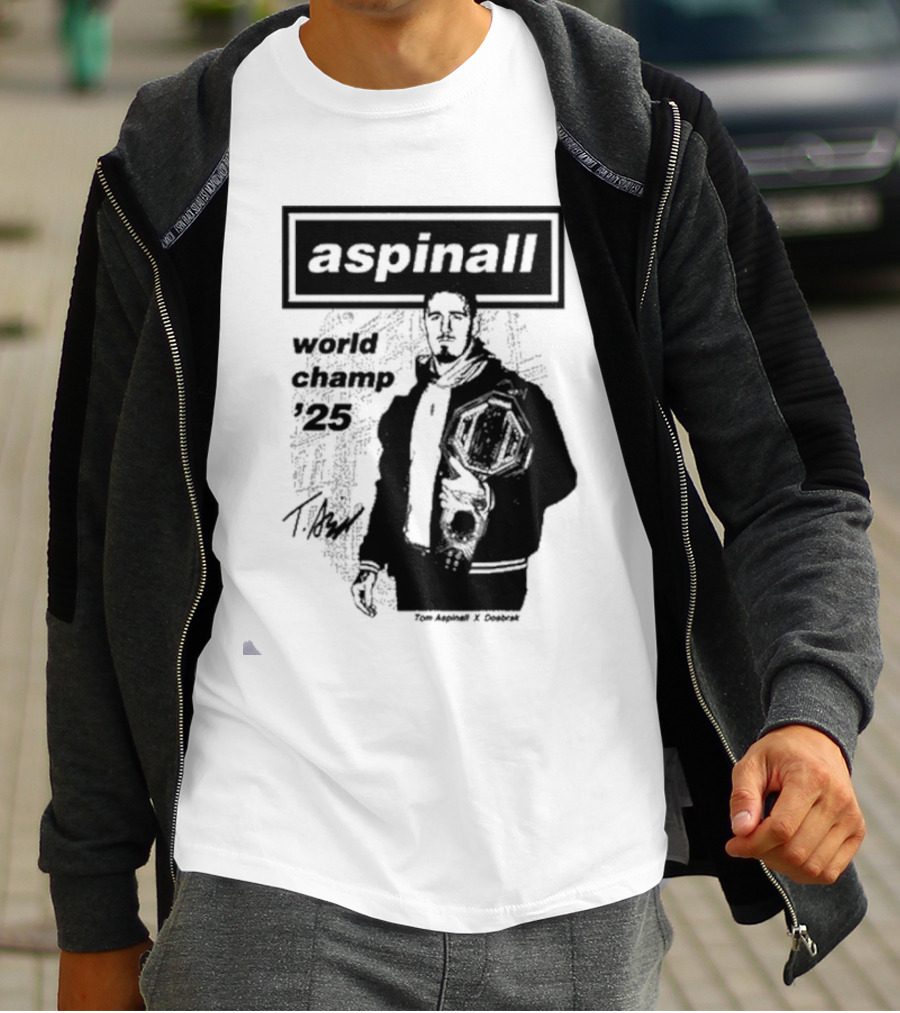 Aspinall World Champ ’25 Tomaspinal X Dosbark T-Shirt