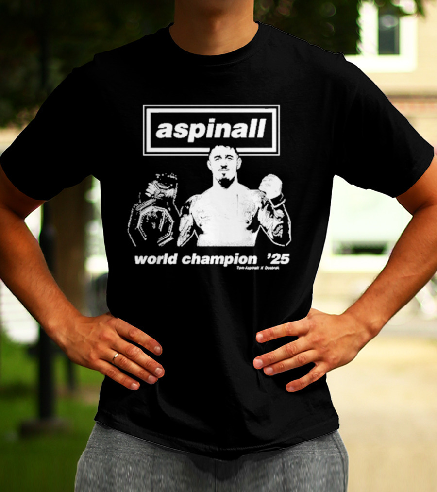 Aspinall World Champion ’25 Tom Aspinall X Dosbrak T-Shirt