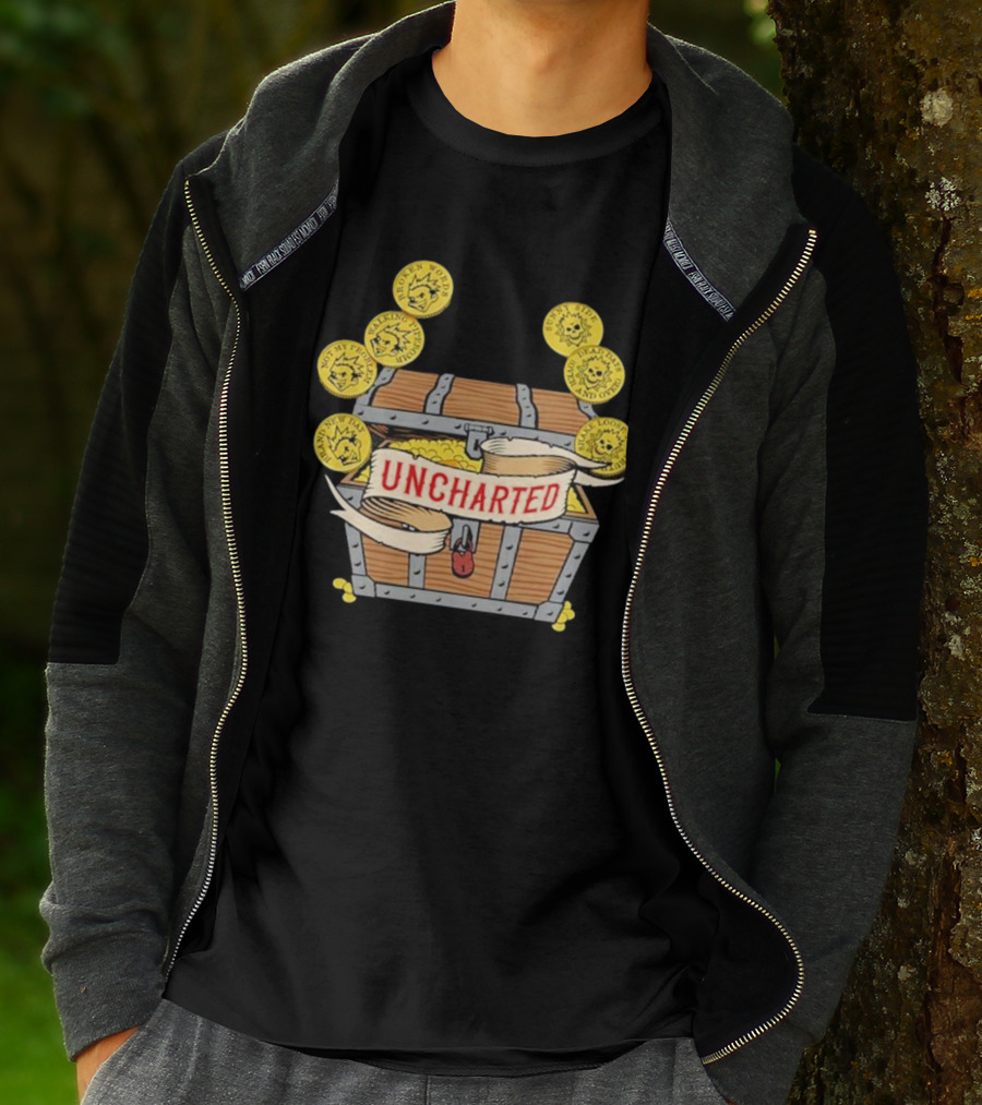 Less Than Jake Uncharted Treasure Chest And Coins T-Shirt