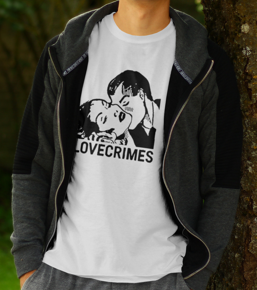 Lovecrimes Romantic Embrace Couple T-Shirt