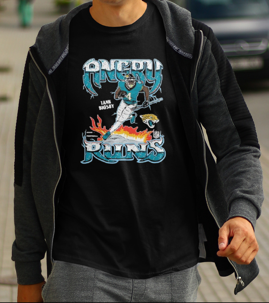 Angry Runs Tank Bigsby Jacksonville Jaguars NFL Football T-Shirt