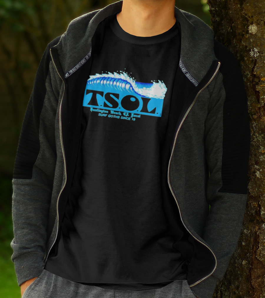 TSOL Surf Goths Huntington Beach CA Local Since 19 T-Shirt