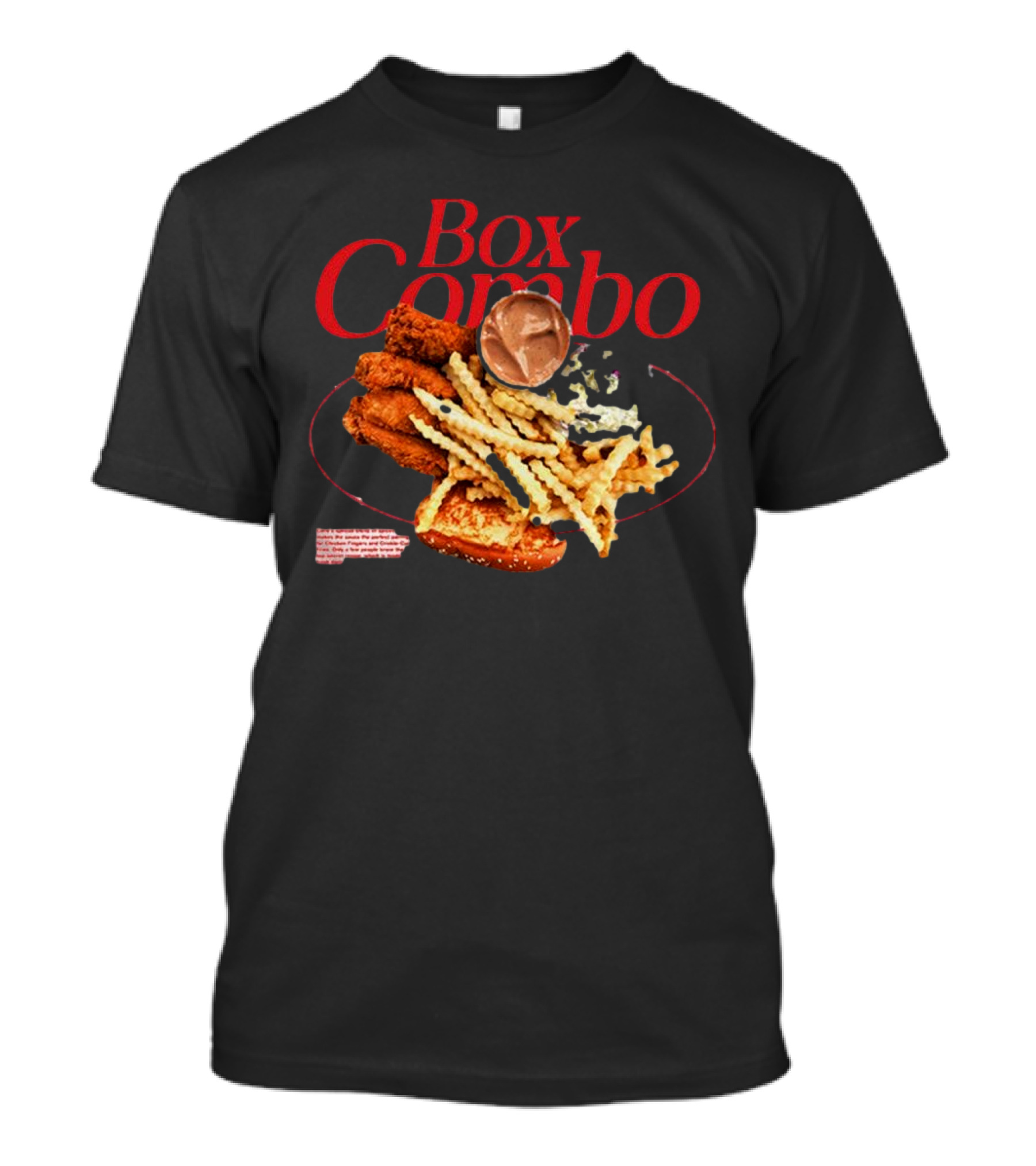 Box Combo Raising Cane's Chicken Fingers Crinkle-Cut Fries Texas Toast T-Shirt