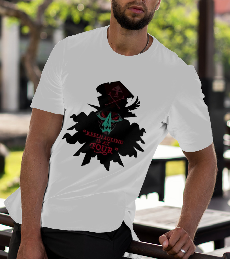 Devolver Digital Lechuck Keelhauling Is At Four Skulled Figure T-Shirt