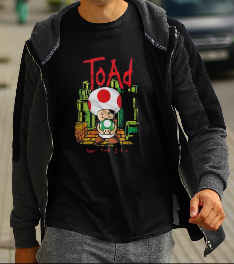 Toda Got The Life Toad New Arrival Dracula Byte T-Shirt