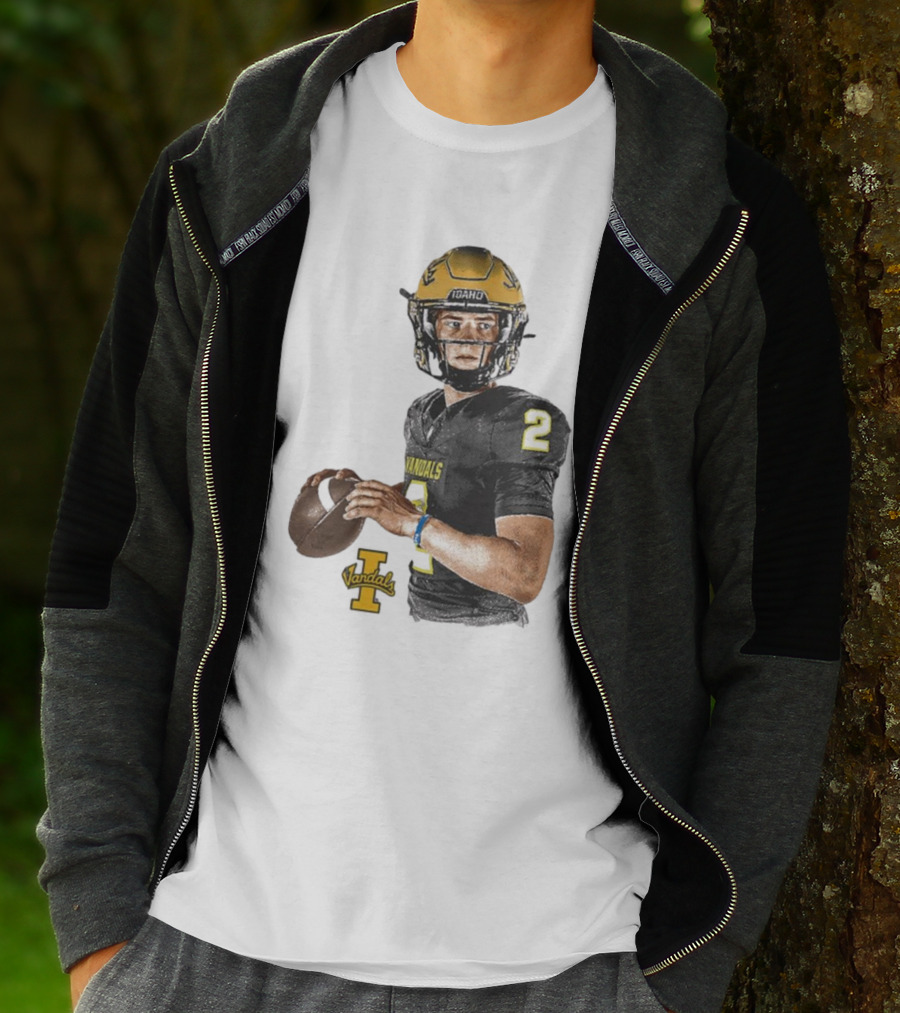 Idaho Vandals Football Player Jack Layne T-Shirt