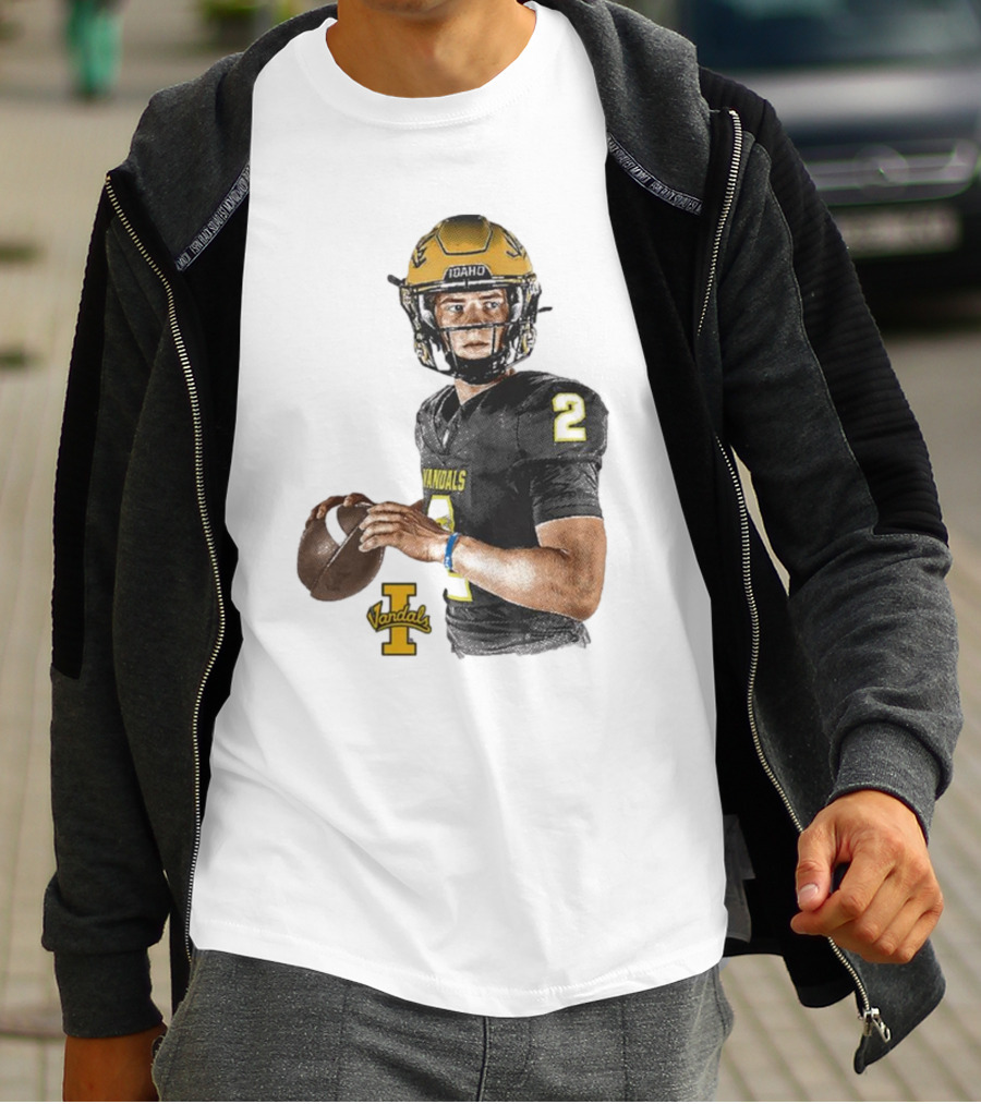 Idaho Vandals Football Player Jack Layne T-Shirt