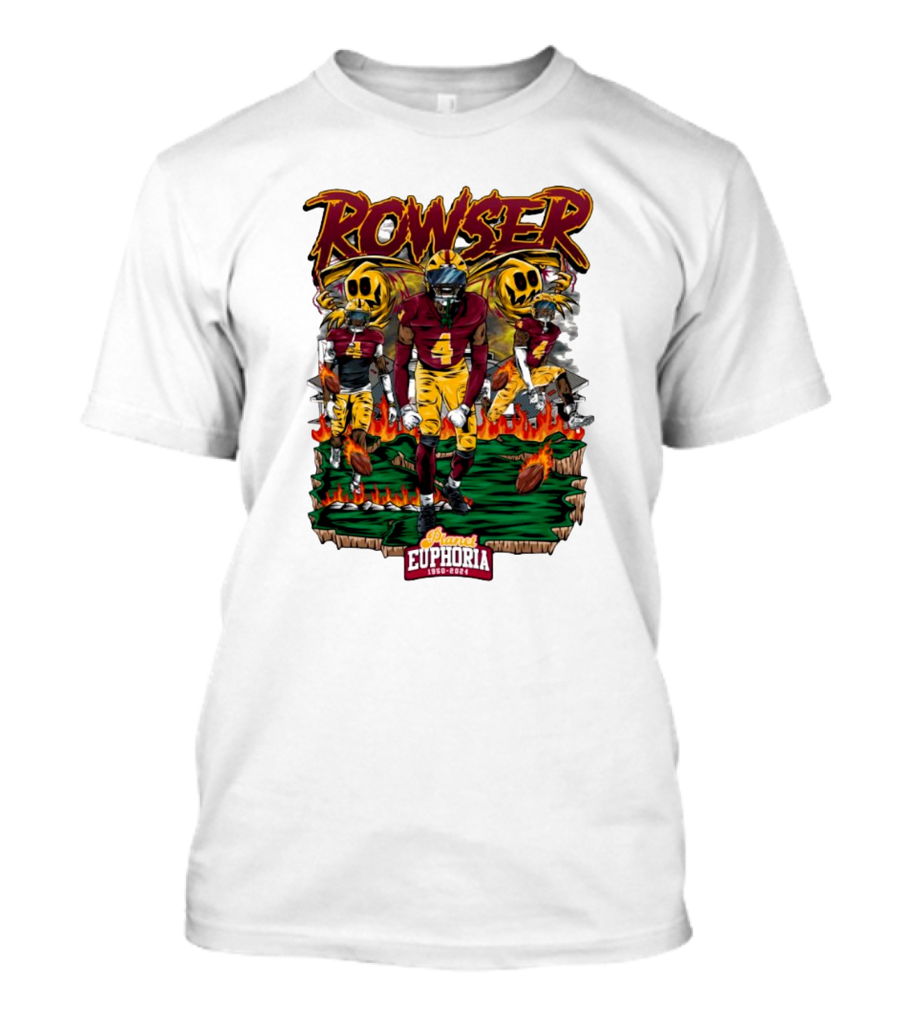 Rowser Arizona State Sun Devils Planet Euphoria 1980-2004 T-Shirt