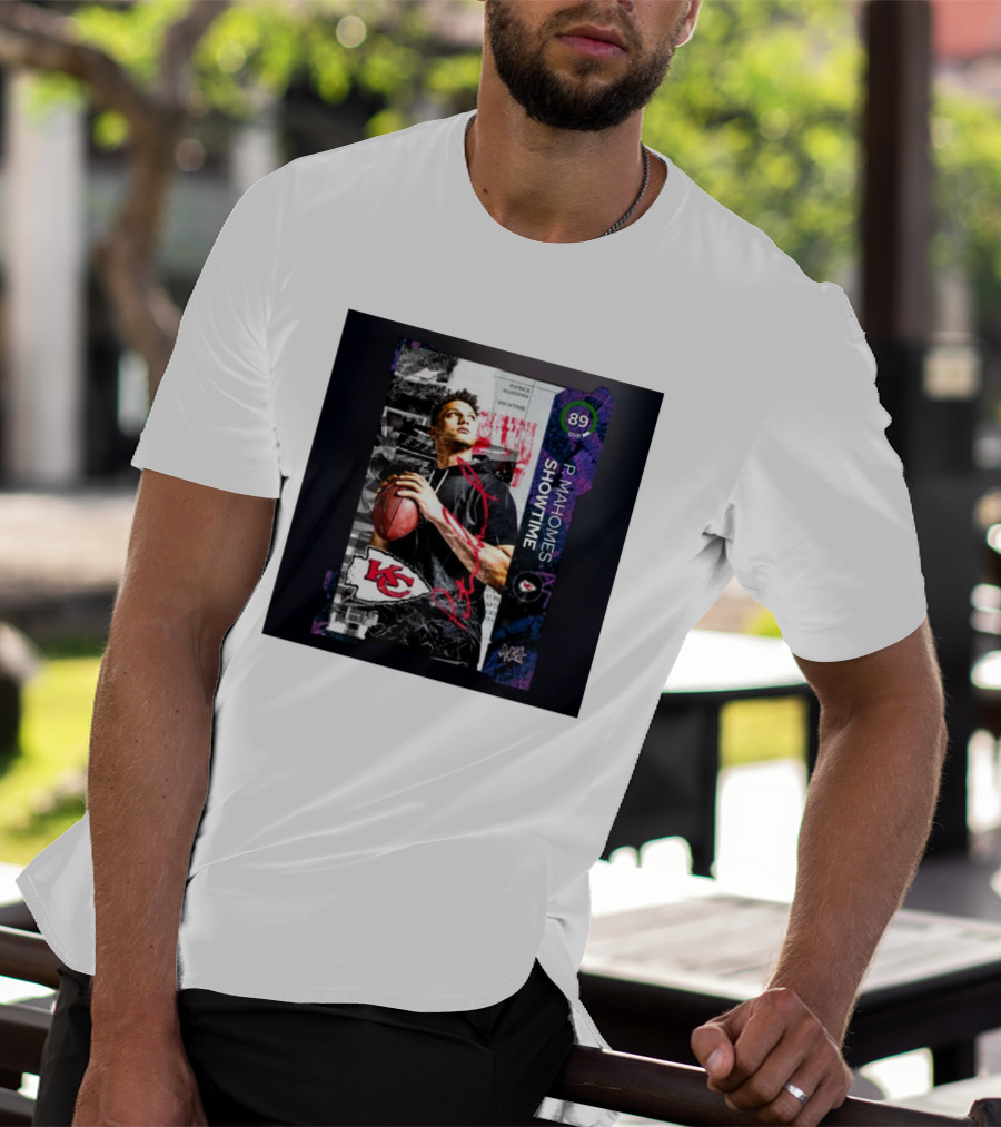 P. Mahomes Showtime Kansas City Chiefs 89 OVR MUT NFL T-Shirt