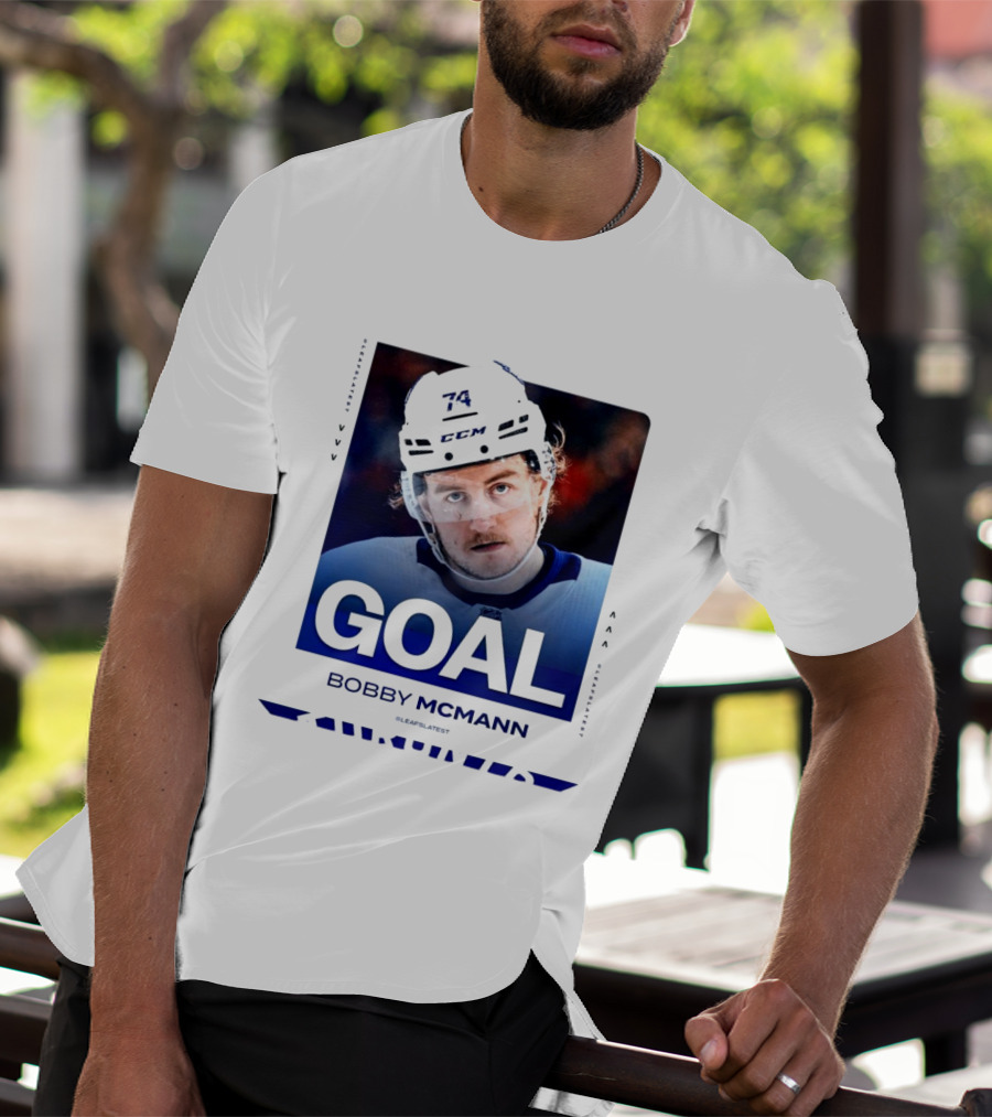 Toronto Maple Leafs NHL Goal Bobby McMann T-Shirt