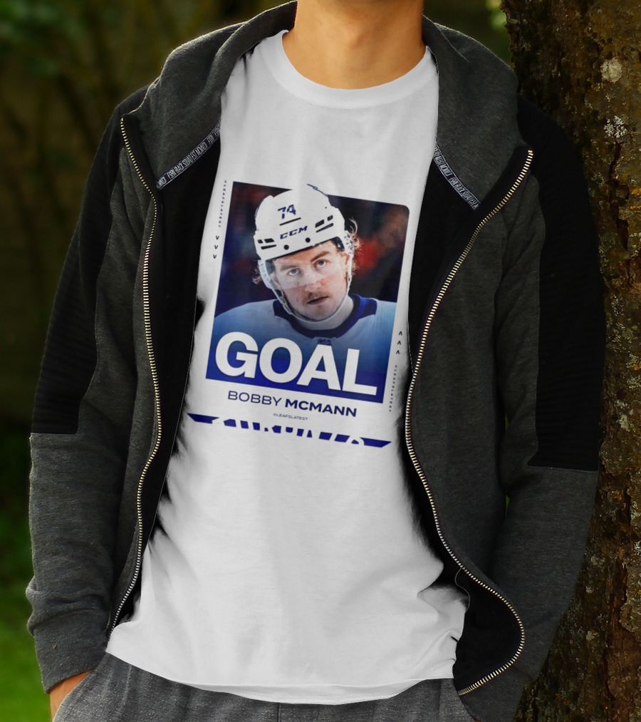 Toronto Maple Leafs NHL Goal Bobby McMann T-Shirt
