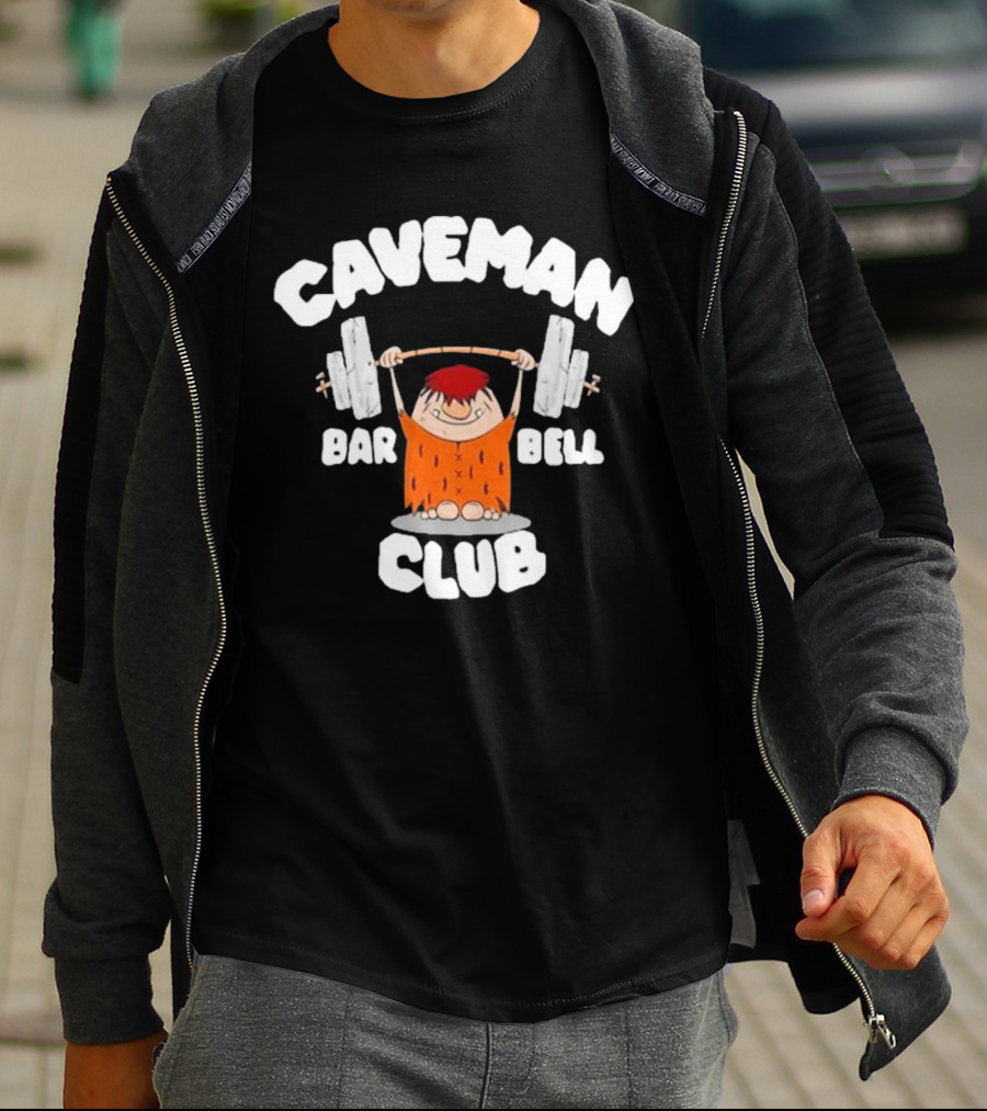 Caveman Barbell Club David Montgomery T-Shirt