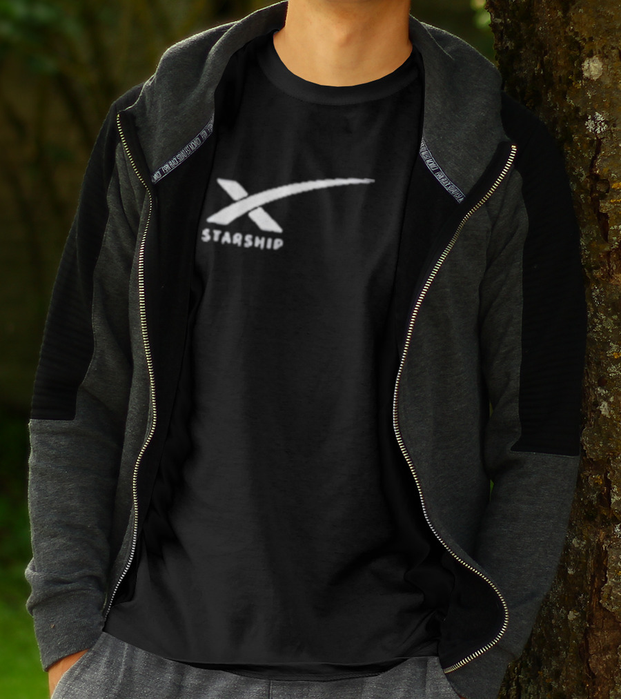 Elon Musk Starship Flight 5 SpaceX Logo Starship T-Shirt