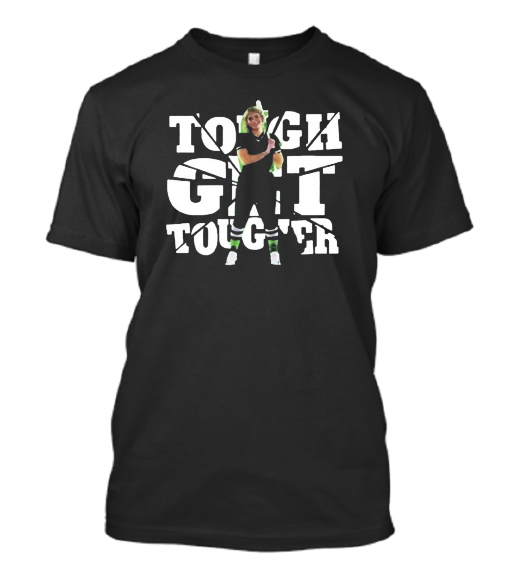 Erica Jordan Tough Get Tougher Retro Fitness T-Shirt