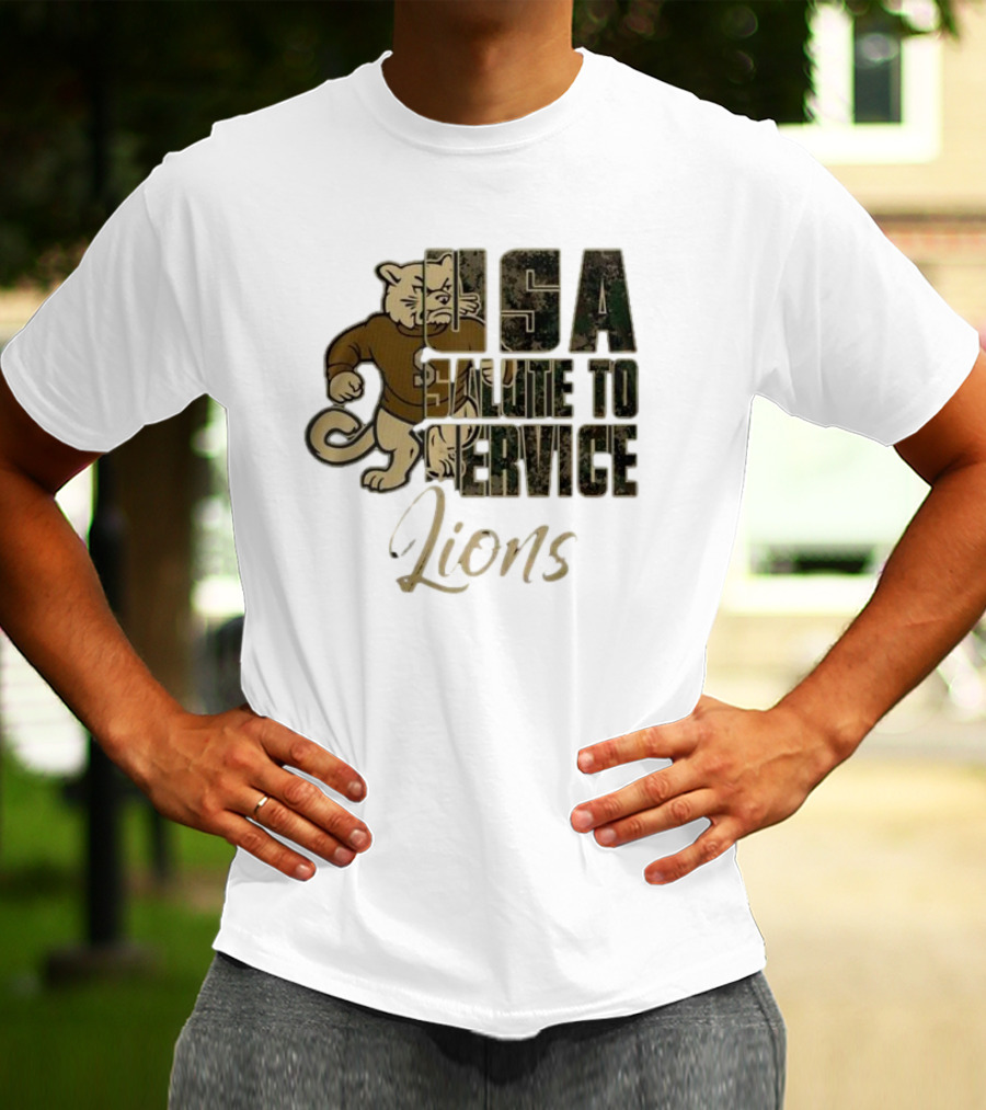 Penn State Nittany Lions USA Salute To Service Lions T-Shirt