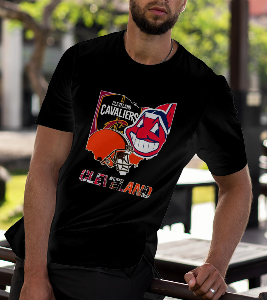 Cleveland Cavaliers Cleveland Indians Cleveland Browns T-Shirt
