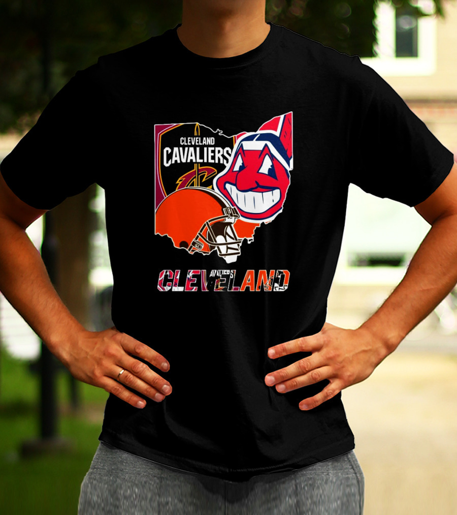Cleveland Cavaliers Cleveland Indians Cleveland Browns T-Shirt