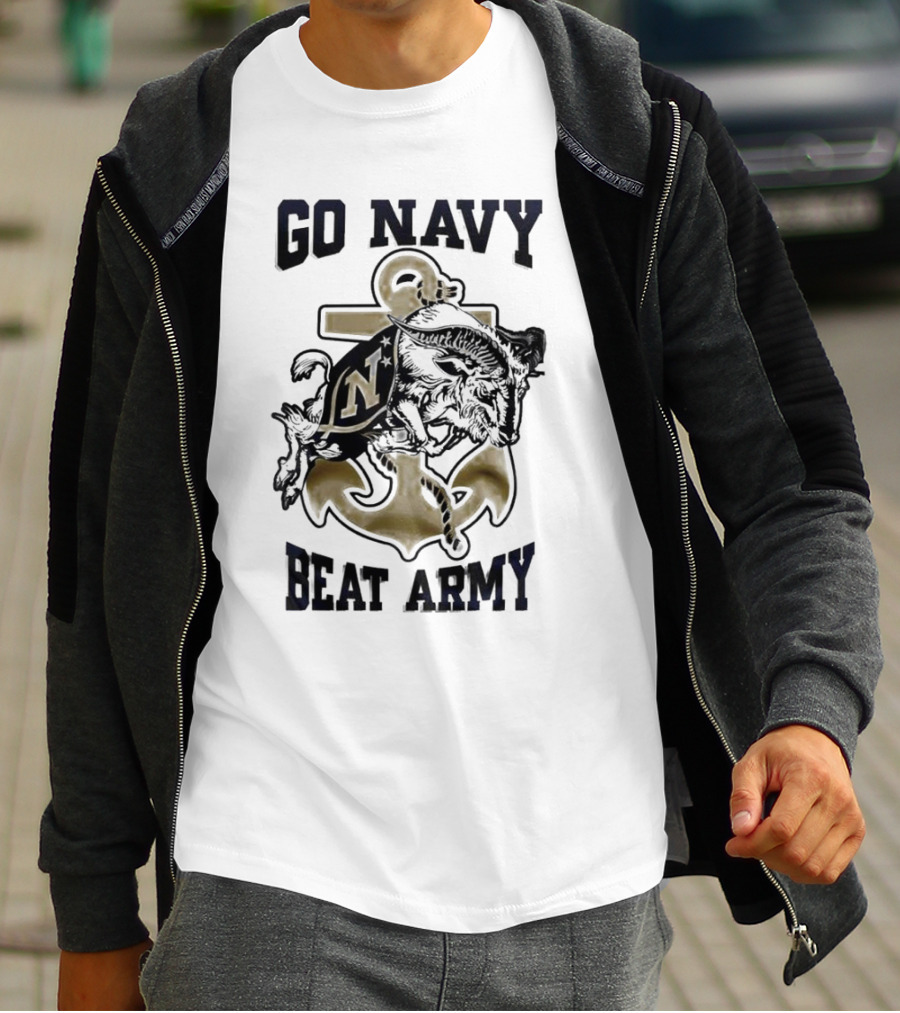 Go Navy Beat Army Midshipmen Football T-Shirt