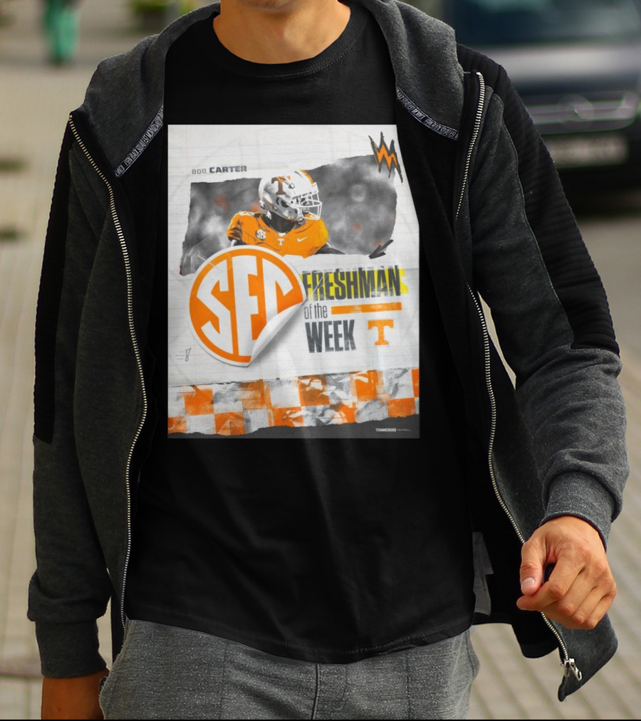 Boo Carter Freshman Of The Week SEC Tennessee Vols T-Shirt