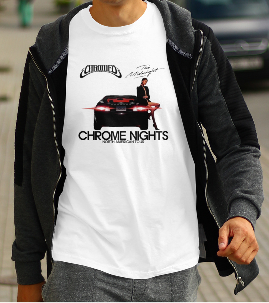 Chromeo The Midnight Chrome Nights North American Tour T-Shirt