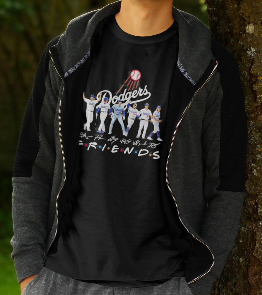 Friends Dodgers Los Angeles Players NLCS T-Shirt