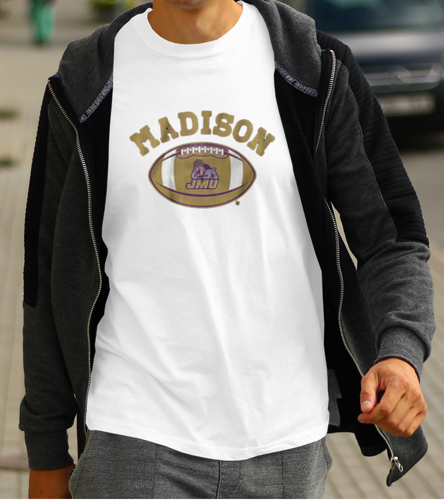 JMU James Madison Dukes Football Madison Football T-Shirt