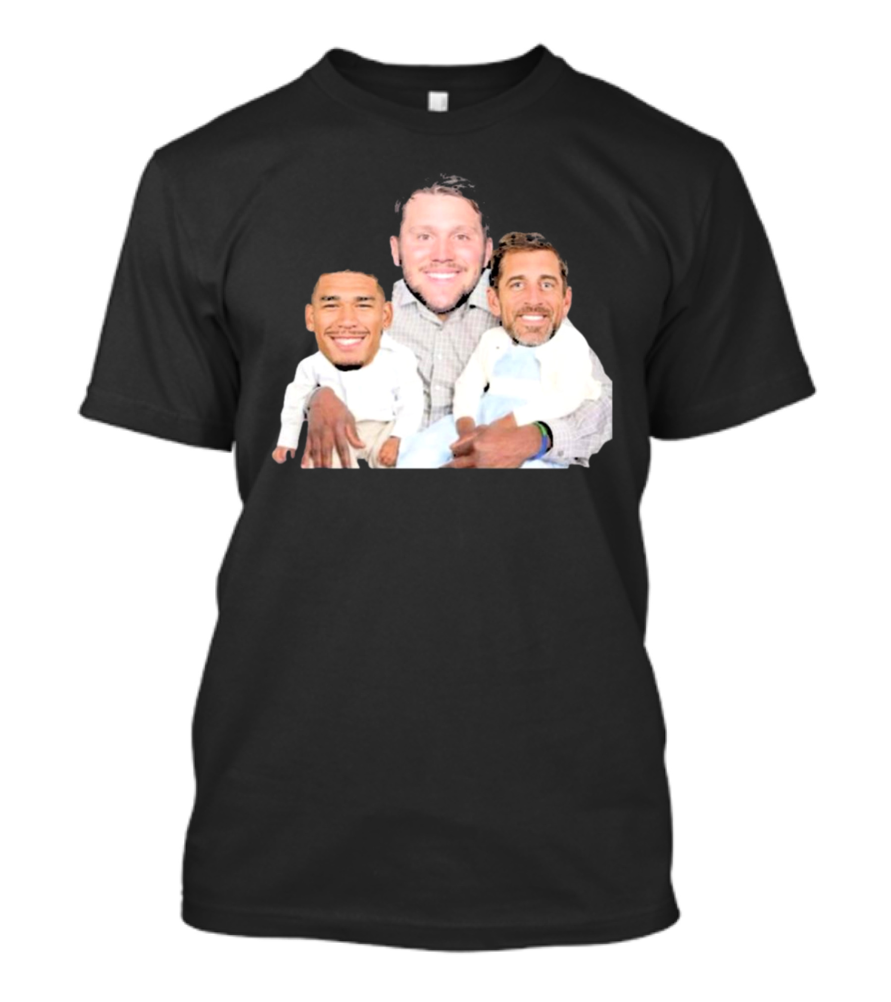 Josh Allen Allen Lazard Holding Son Daughter Aaron Rodgers T-Shirt