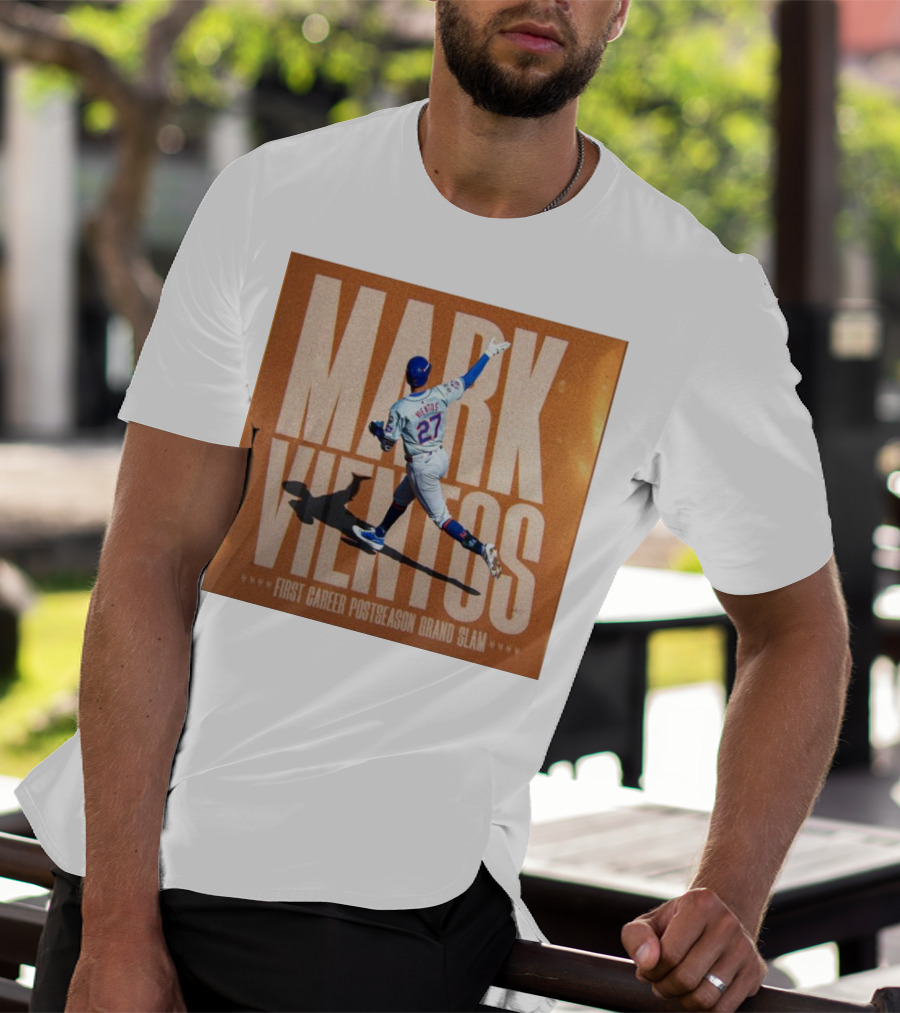 Mark Vientos New York Mets First Career Postseason Grand Slam Baseball Player Action T-Shirt