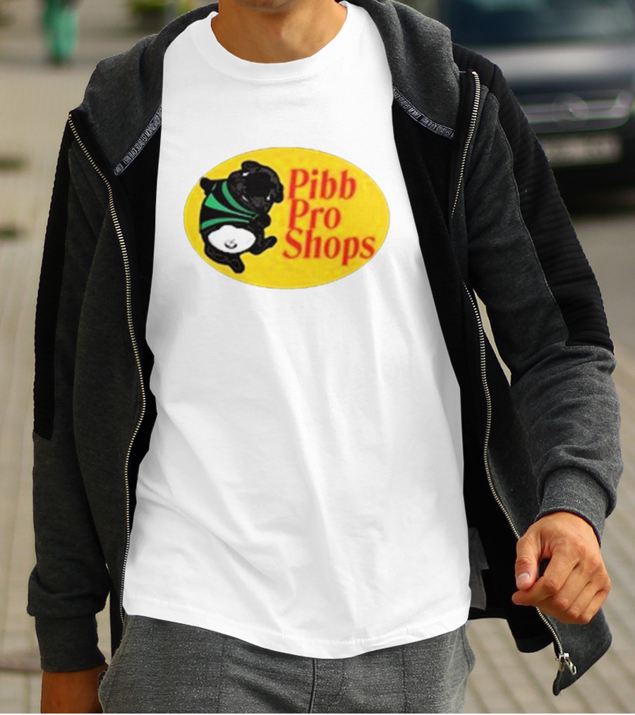 Pibble Palace Pibb Pro Shops Yellow Oval Bulldog T-Shirt