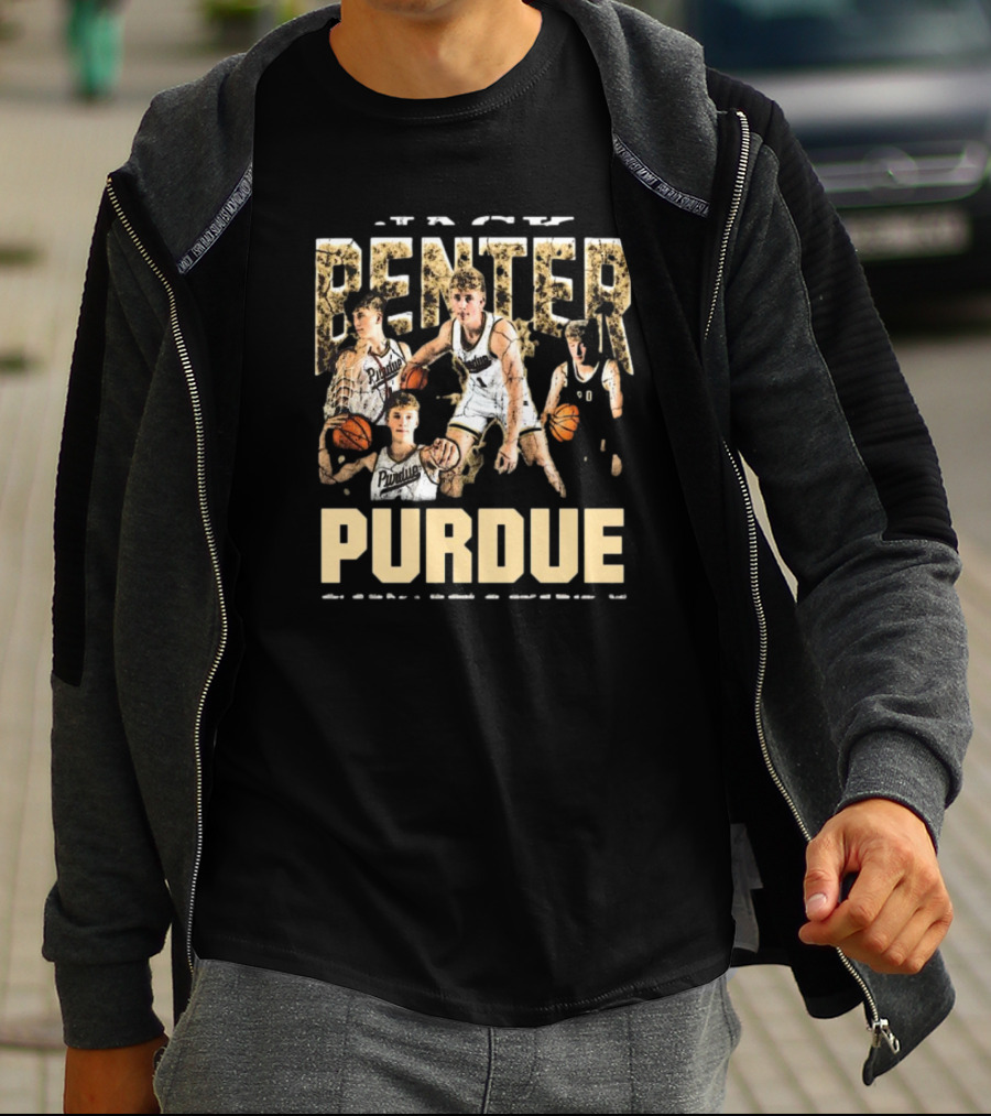 Jack Benter Purdue Boilermakers Basketball 90s T-Shirt