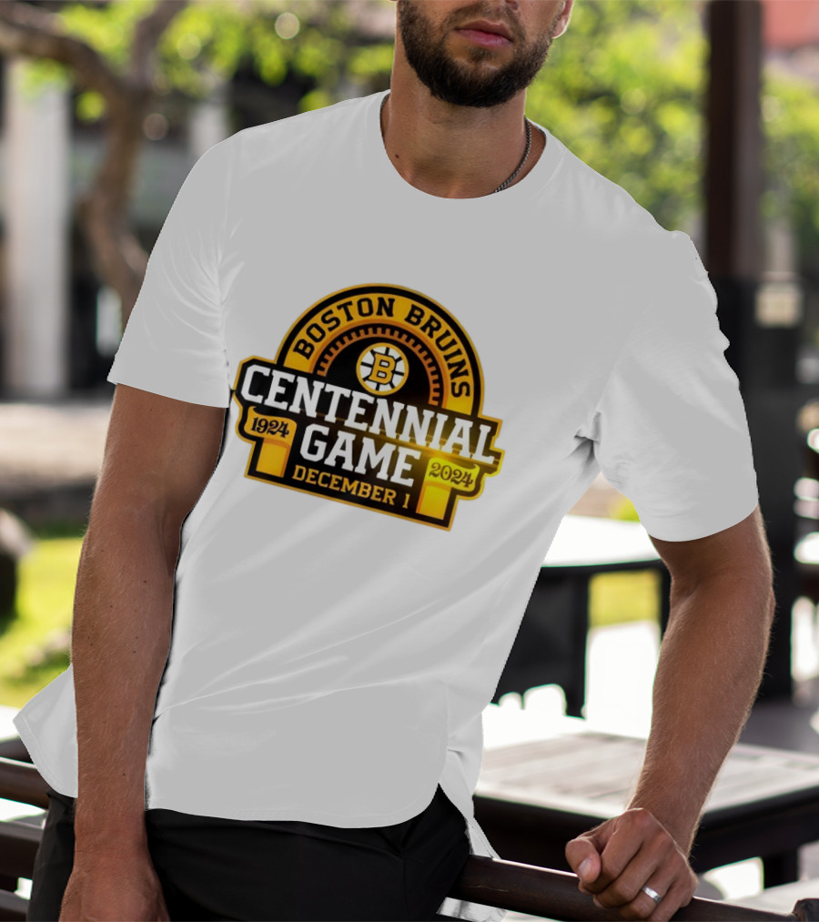 Boston Bruins 1924 Centennial Game December 1 T-Shirt
