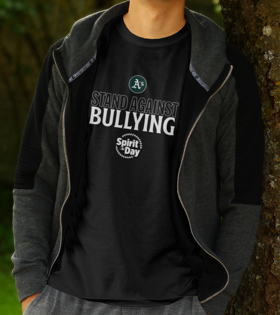 A’s Stand Against Bullying Spirit Day MLB T-Shirt