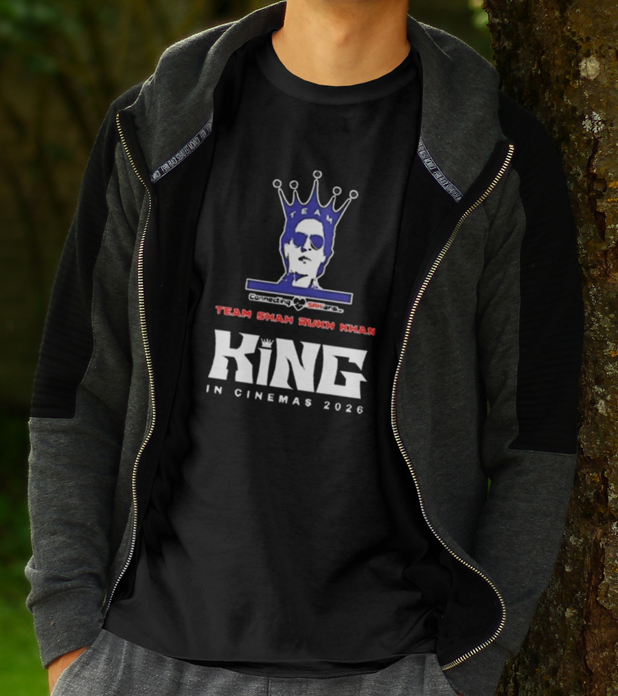 Team Shah Rukh Khan Connecting SRKians King In Cinemas 2026 T-Shirt