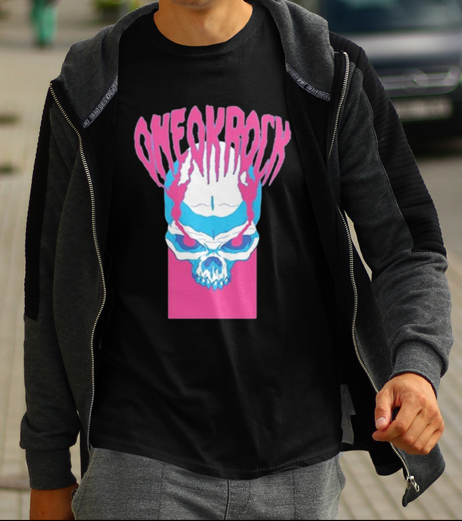 ONE OK ROCK Skull Neon T-Shirt